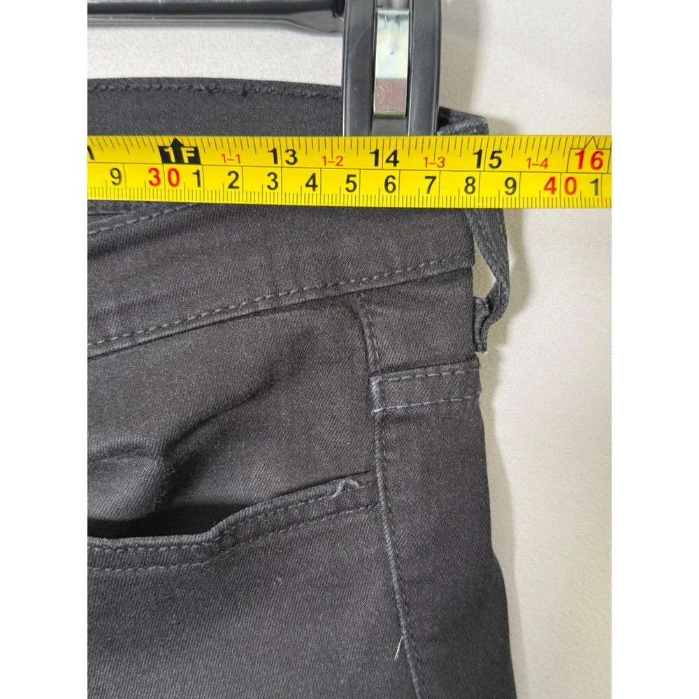Flying Monkey High Rise Ankle Skinny Jeans‎ Size 27 Black Denim Pants - Picture 7 of 13
